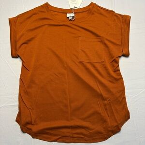 A New Day Rust orange T shirt